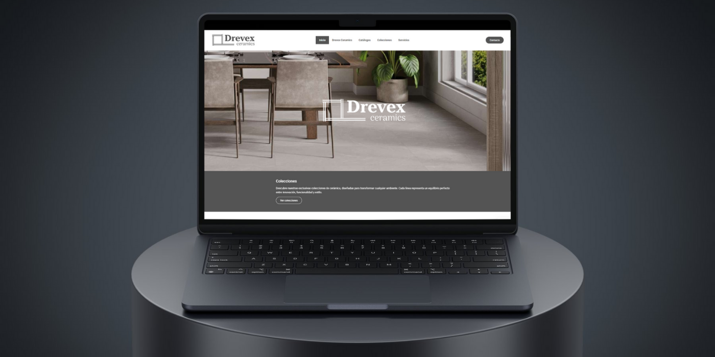 Drevex ceramics diseño web